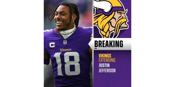 Der bestbezahlte Nicht-Quarterback der Geschichte, Jefferson und der lila Traum der Vikings Der bestbezahlte Nicht-Quarterback der Geschichte, Jefferson und der lila Traum der Vikings